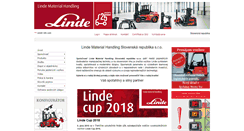 Desktop Screenshot of linde-mh.sk